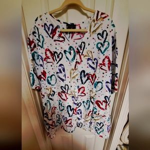 Womans Cherokee Scrub jacket size 3X